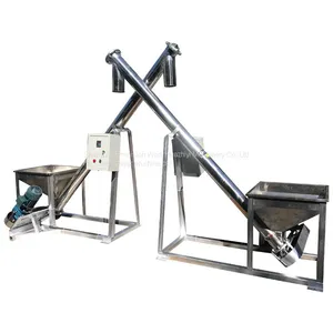 Stainless Steel Inclined Screw Conveyor / Auger Feeder / Spiral Screw Conveyor thumbnail-3