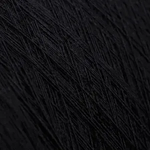 10s/12s/16s/20s Black Melange Yarn Dyed Cotton Yarn Recycled Cotton Knitting Yarn for Socks thumbnail-4