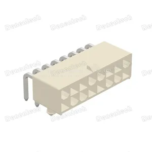 Denentech 4.20mm Pitch Dual Row Right Angle DIP Wafer Connector thumbnail-1