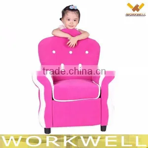 WorkWell Royal Style Leather Children Recliner Sofa Kids Sofa Cs-11 thumbnail-1