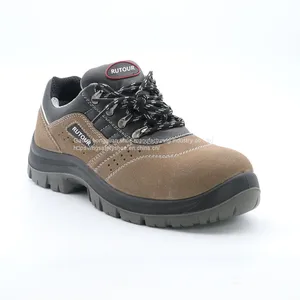 S1P SAFETY SHOES SUEDE LEATHER LOW CUT RT48109 thumbnail-3