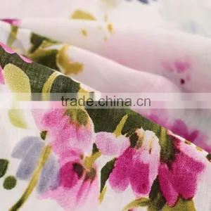 17*21 Printed Linen Fabric,women's Fashion Dress Fabric,100% Linen Fabric thumbnail-2