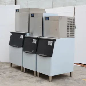 500kgs/24hours Hot Bar Cube Ice Making Machine Ice Maker Cube Maker Equipment Granular Ice Machine With CE C thumbnail-2
