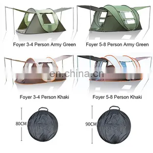 Wholesale Ventilate Custom 3-4 5-8 Person Instant Pop Up Camp Tent Mesh Waterproof Outdoor Camping Tent thumbnail-2