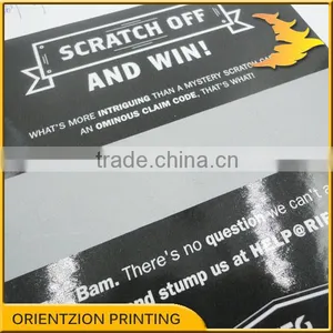 Custom Scratch Off Paper Lottery Ticket Printing, Lottery Card Printing. thumbnail-4