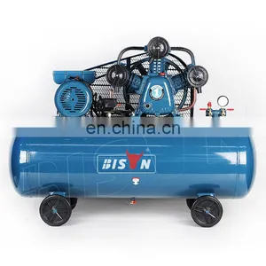 Bison China 4Hp 3Kw Belt Driven Industrial Air Compressor For Sale thumbnail-3