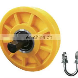 Long Life Cast Iron Traction Pulley Sheave Elevator Deflector Sheave thumbnail-3