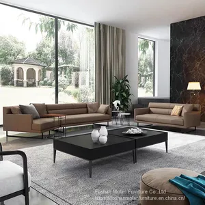 New Italian Luxury Style Modern Sectional Sofa Light Luxury Simple Design Sofa Set Living Room Furniture thumbnail-5
