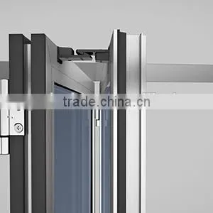 Aluminum Exterior Glass Folding Door With AS2047 thumbnail-2