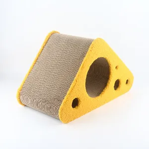 MeowLove Hot Sales Scratcher Cat Play Toy Corrugated Cardboard Cat Scratcher Cat Cardboard thumbnail-1