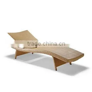 Cheap Garden Furniture Beach Aluminum Frame Rattan Lounge Chair thumbnail-1