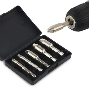 5PCS Screw Extractor Damaged Screw Remover Kit Stripped Screws DIY Hand Tools Gadgets Gifts Easily Remover 2 in 1 @ Workiotools thumbnail-2