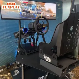 Professional Racing Simulator Cockpit 6DOF Motion Rig VR Ready for VR Steam PS Window Racing Game Ultimate Home Racing Experience thumbnail-1
