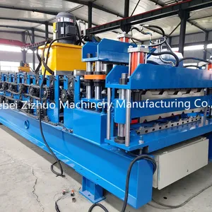 Color Steel Monterrey Roofing Making Step Tile Roof Deck Sheet Plate Glazed Tile Cold Roll Forming Machine Price thumbnail-1