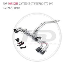 HMD SS304 Exhaust Catback for Porsche Cayman 981/Boxster 987.2/Macan Turbo/Cayenne 9YA/Cayenne GTS Turbo 9Y0 Electronic Valve Whatsapp+86 18946955156 thumbnail-4