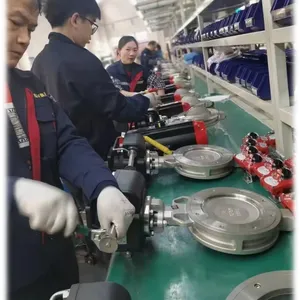 Industrial Grade Pneumatic Butterfly Valve With Pressure Ratings up to 4.0MPa and Temperature Range -60°C to 450°C thumbnail-2