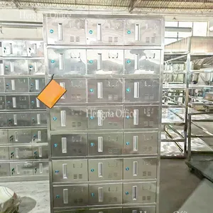 Heavy Duty Stainless Steel Locker Cabinet | Industrial Metal Locker for Workplace Storage Supplier thumbnail-5
