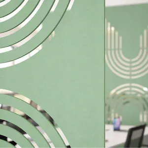 Sound Absorbing PET Felt Acoustic Hanging Screen Modern Desk Divider for Office and Living Room Partition thumbnail-2
