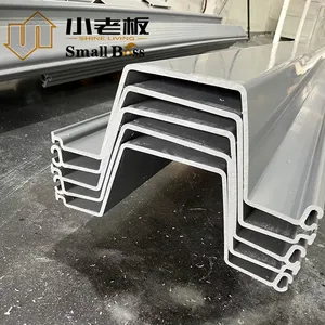 Durable Seawalls U Type Vinyl Sheet Piling for Marine Bulkheads thumbnail-2