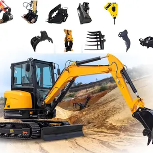 Excavator 3ton Crawler Mini Digger With Hydraulic Thumb thumbnail-4