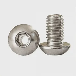 ISO 7380 Button Head Hexagon Socket Cap Screw Nylon Patch Screws thumbnail-3