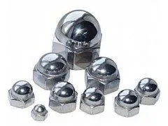 Brass DIN 1587 Domed Cap Nuts Hexagon High Dome Style M8 thumbnail-5