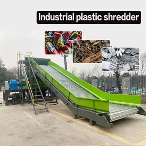 Metal Chip Shredder Wastage Fabric Crusher Sponge Old Clothes Shredder/waste Ton Bags Crusher Shredder Cutter Machine thumbnail-1