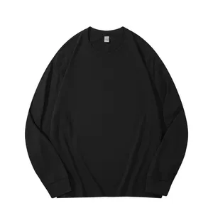 Long-sleeved Cotton T-shirt With a Round Neckline thumbnail-3