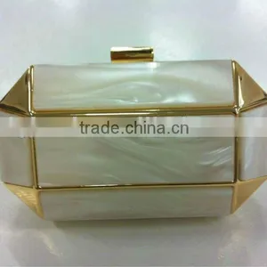 Factory Sell Fashion Unique Amber Resin Evening Bag thumbnail-1