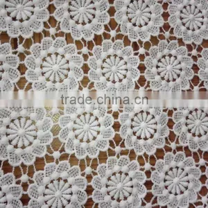 2016 Embroidery Lace Fabric Milk Silk Water Soluble Full Lace for Garment Accessory thumbnail-3