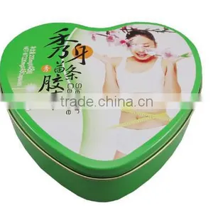 Printed Metal Heart Box/heart Shape Tin Packing/chocolate Tin Can/chocolate Packing thumbnail-1