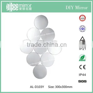 3d Art Wall Mirror Decorative Mirror Plate Colorful Acrylic Plates thumbnail-1