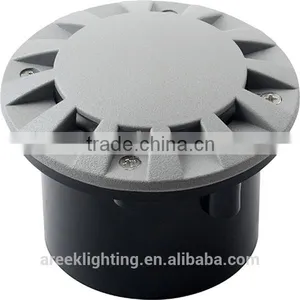 Die-cast Aluminium Body and Clear Glass Underground Light 12*0.1W LED Unique Flower Shape 220-240V IP67 for Outdoor Decoration thumbnail-1