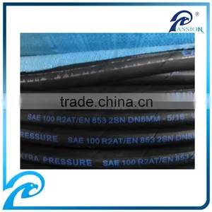 SAE 100R2 /2SN Fabric Surface/Smooth Surface Hydraulic Rubber Hose thumbnail-3