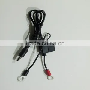 UL SPT-1 18AWG Cable With DC 5521plug , Molding 3A Fuse and 8.5mm Ring Termional Cable Set thumbnail-4