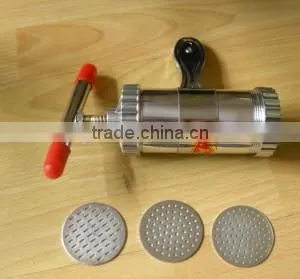 New Stainless Steel Home Manual Pasta Machine With 5 Noodles Template thumbnail-1