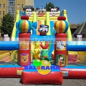 Cartoon Inflatable Slide, Inflatable Playground for Kids, Commercial Inflatable Playground thumbnail-2