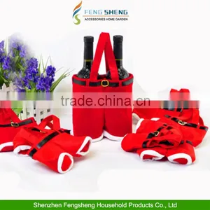 15*22cm Christmas Santa Pants Kid Gift Candy Bags Stocking Xmas Holder thumbnail-2