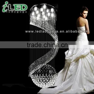 2014 Amazing New Hotel Crystal Chandelier Lamps thumbnail-1