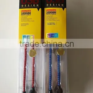 Top Selling 2015 Remax Nylon Braided Micro USB Charger Cable for Android Phone,tablet thumbnail-1