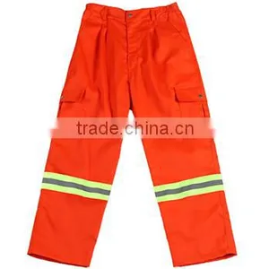More EN20471 Reflective Taped Safety hi Vis Orange Workwear Trousers thumbnail-1