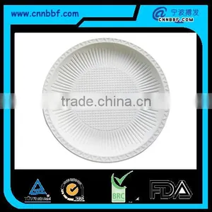 7inch 9inch Biodegradable Disposable Cornstarch Round Plates thumbnail-1