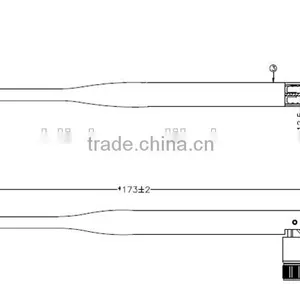 2.4 & 5 GHz 4 DBi Dual Band Indoor Omni-Directional Wireless WiFi Rubber Duck Dipole Antenna thumbnail-2