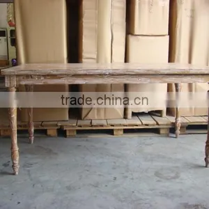 Restaurant Furniture Recycled Elm Dining Table thumbnail-1