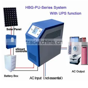 24v 220v UPS Pure Sine Wave Power Inverter With Charger 1000w HBG-PU -1000W thumbnail-1