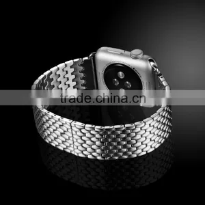 Icarer Armour Stainless Steel Watch Band For IWatch Sliver Wrist Strap For 38MM Apple Watch MT-4251 thumbnail-4