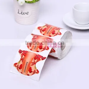2016 Hotselling Good Quality Personal Care Flower Nail Extention Nail Form Private Label thumbnail-4