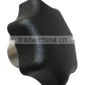 For Food Processing and Forming Machine Stainless Steel Adjustable Black Plastic Hand Star Knobs thumbnail-1