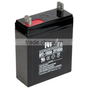 2V100AH Made in China NPP Agm Battery for Solar/UPS thumbnail-4