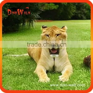 Hot Sale Animatronic Emulation Realistic Robotic Resin Animals Tiger thumbnail-1